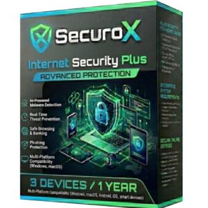 SecuroX Internet Security Plus (3Devices / 1 Year)